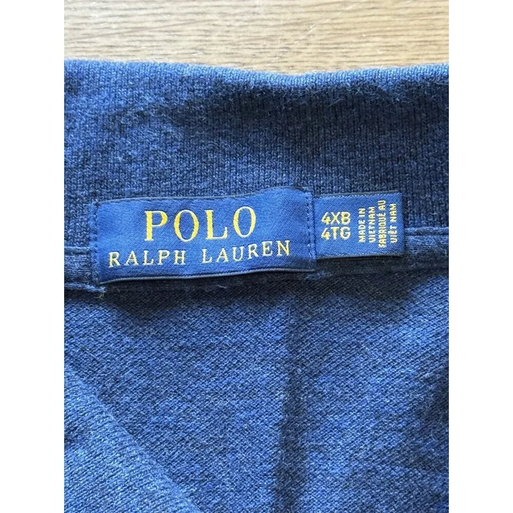 Polo‎ Ralph Lauren Polo Shirt Size 4XB Golf Short Sleeve Preppy Career Office